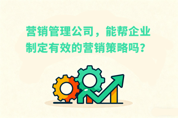 營(yíng)銷管理公司，能幫企業(yè)制定有效的營(yíng)銷策略嗎？