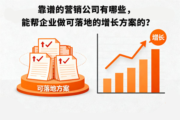 靠譜的營銷公司有哪些，能幫企業(yè)做可落地的增長方案的？