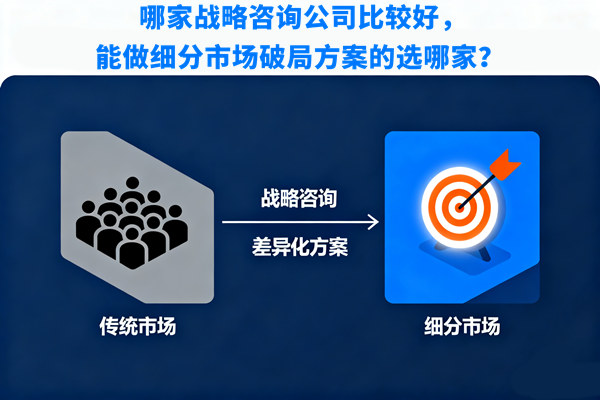 哪家戰略咨詢公司比較好，能做細分市場破局方案的選哪家？